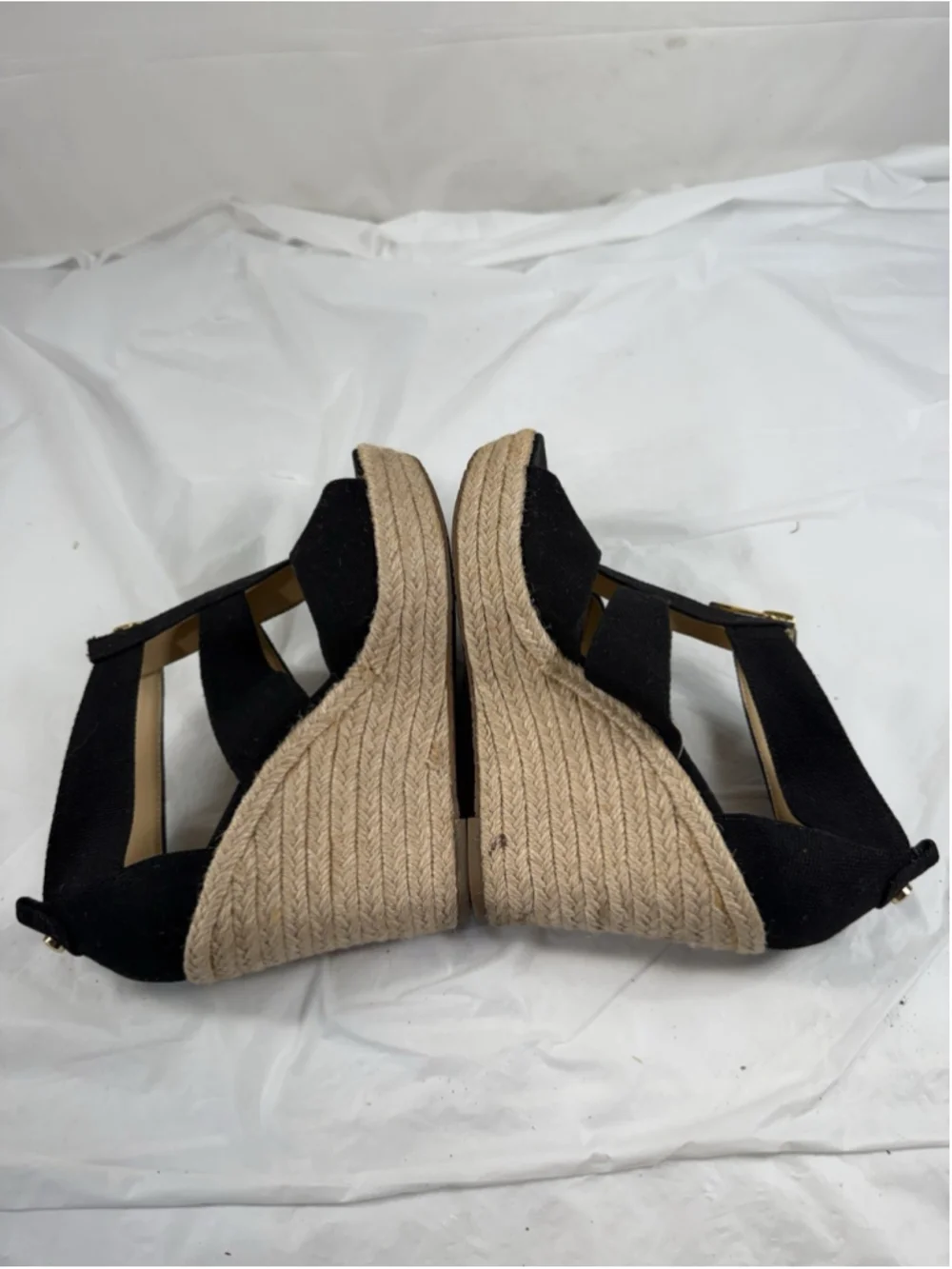 Michael Kors Damita Black Wedge - size 6M